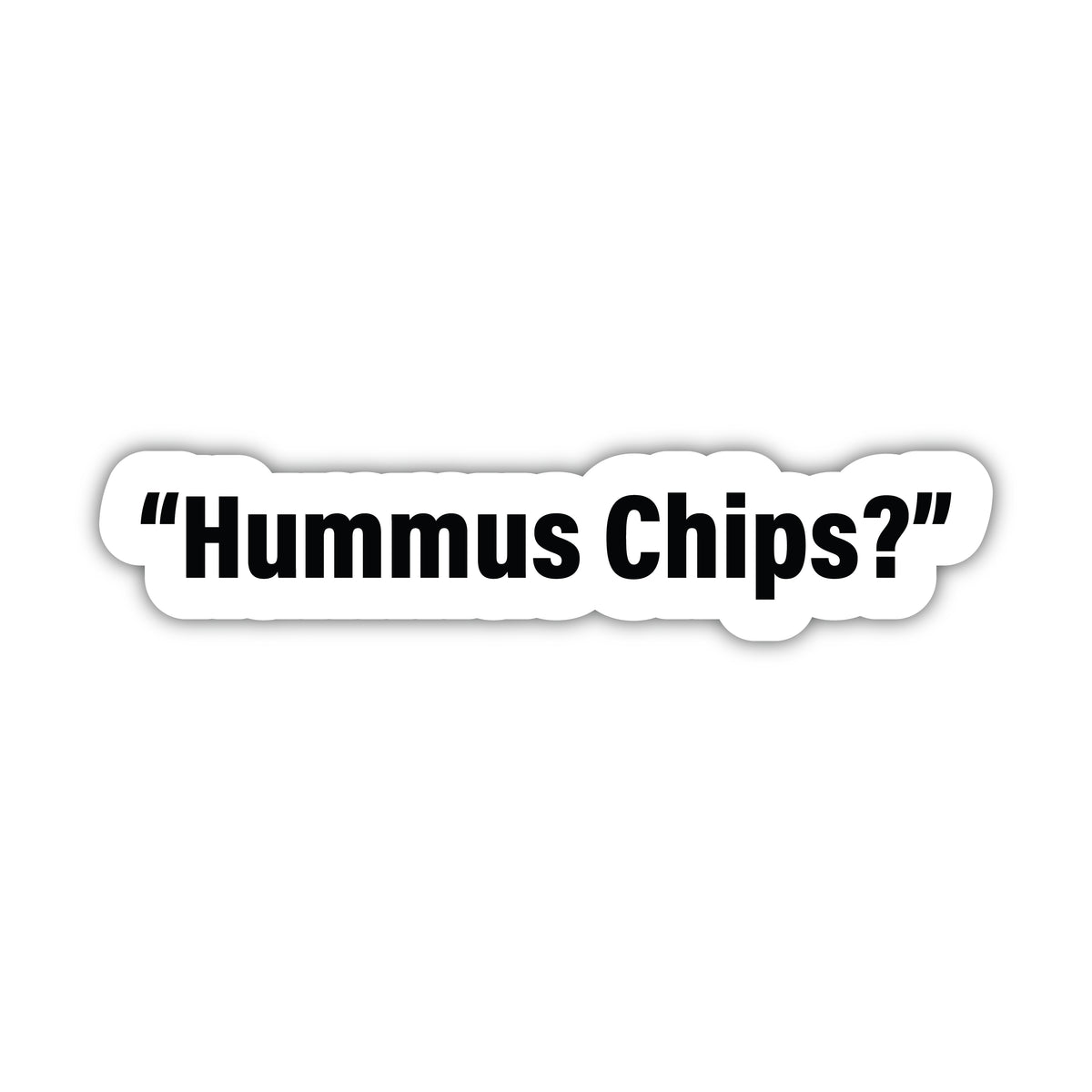 Hummus Chips Sticker Yonatees