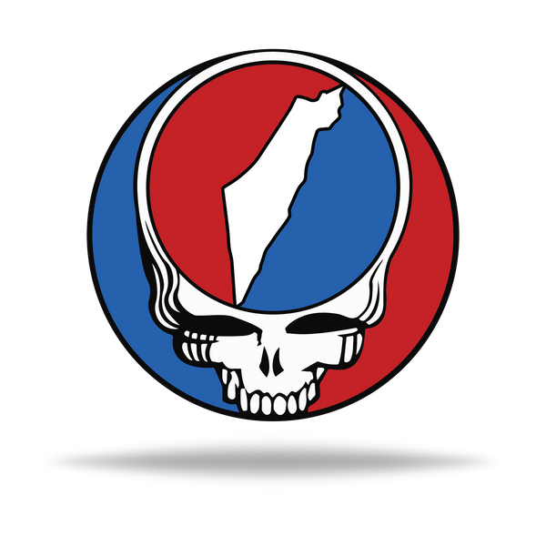 Steal Your Face Israel Pin