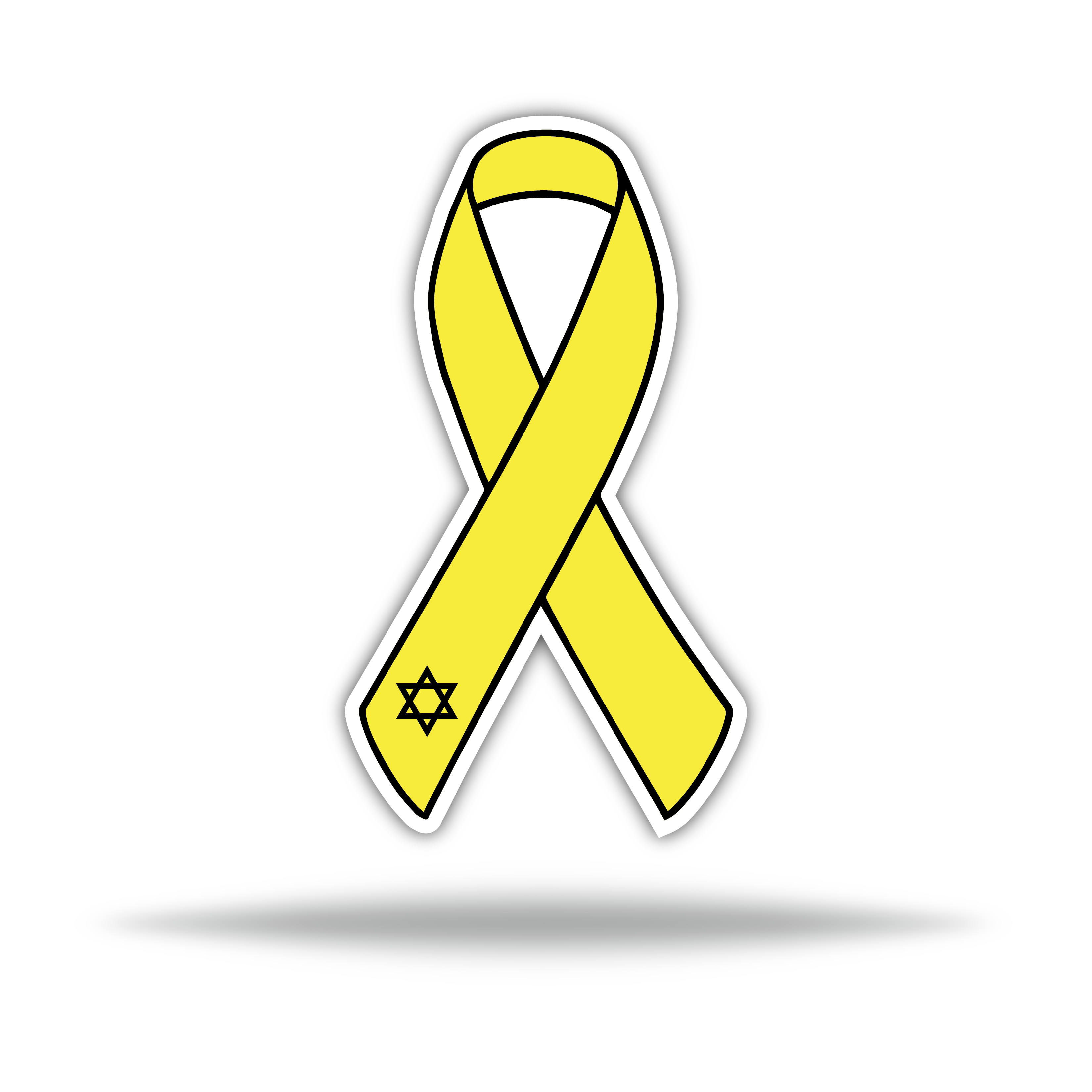 Yellow Ribbon Israel Sticker – Yonatees
