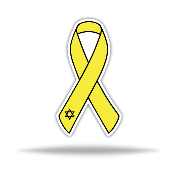 Yellow Ribbon Israel Magnet