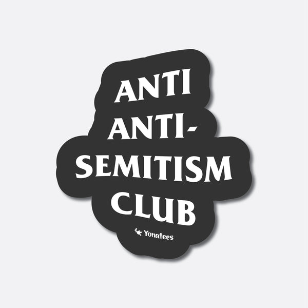 Anti Antisemitism Club Sticker